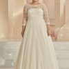 Bianco Evento Cecilie menyasszonyi ruha, esküvői ruha, lágyesésű menyasszonyi ruha, Fortuna Esküvői és Alkalmi ruhaszalon, Vác